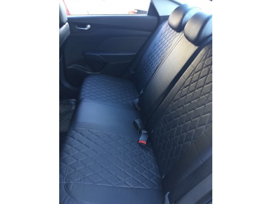 Авточехлы на Hyundai Solaris 2