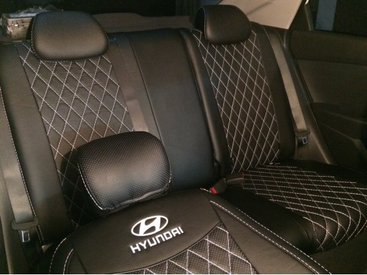 Авточехлы на Hyundai Solaris 2