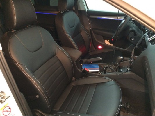 Каркасные авточехлы на Skoda Octavia A7 FL